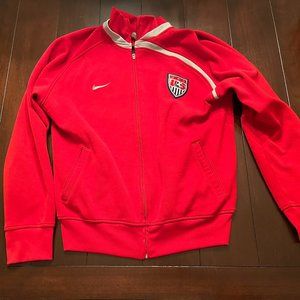 Team USA Soccer VINTAGE World Cup? Nike Warm up Jacket - Red/Gray/Blue Size XXL